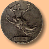 Medaglia d'argento conseguita alla Mostra Universale di Parigi 1900
